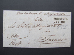 BRIEF Bochnia - Tarnow 1850  Polen Poland // D*58603 - ...-1850 Voorfilatelie