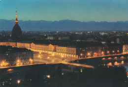 Cartolina Torino - Panorama Notturno - Mehransichten, Panoramakarten