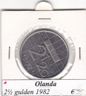 PAESI BASSI OLANDA 2 1/2 GULDEN  BEATRIX  ANNO 1982 COME DA FOTO - 1980-2001 : Beatrix