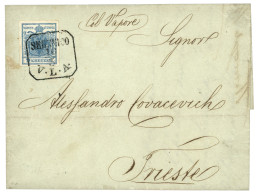 AUSTRIA : 9 Kr Canc. SEBENICO/ V.L.A On Entire To TRIESTE. Scarce. Superb. - Otros & Sin Clasificación