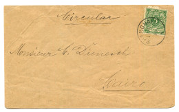 CHINA To EGYPT : 1895 VORLAUFER 5pf (V46) Canc. SHANGHAI On Unclosed Envelope ( PRINTED MATTER Rate) To CAIRO (EGYPT). V - Deutsche Post In China