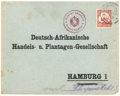 GERM. EAST AFRICA : 1914 7 1/2h Canc. MOROGORO + ZENZUR PASSIERT DEUTSCH OSTAFRIKA On Envelope To HAMBURG. Vf. - Deutsch-Ostafrika