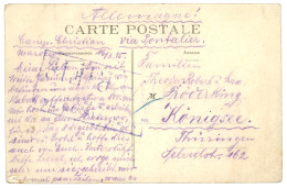 MOROCCO - POW - CAMP CHRISTIAN : 1915 Card From German POW In "CAMP CHRISTIAN" To GERMANY. Vf. - Deutsche Post In Marokko