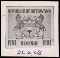 Botswana Revenues 1968 Bradbury Record Book Photo-Essay - Other & Unclassified