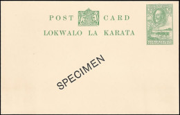 Bechuanaland 1932 KGV ½d Postcard Specimen - Autres & Non Classés