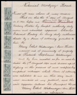 Bechuanaland Revenues 1894 Notarial Bond, 6 X 10/-'s, Superb - Autres & Non Classés