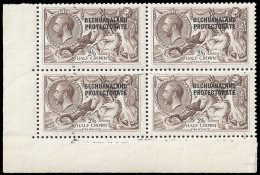 Bechuanaland 1923 2/6 Bradbury Seahorse VF/M Kiss Doubles - Other & Unclassified