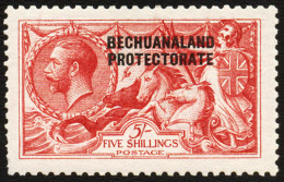 Bechuanaland 1913 5/- Waterlow Seahorse VF/M  - Other & Unclassified