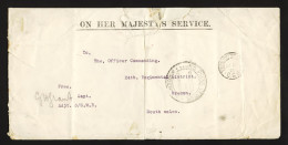 Bechuanaland 1901 OHMS Letter From Taungs Station - Sonstige & Ohne Zuordnung