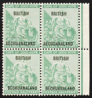 Bechuanaland 1897 ½d 2nd Ovpt Albino, Inverted & Reversed - Other & Unclassified