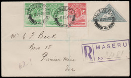 Basutoland 1933 KGV FDC, Colonial Last Day Letter - Andere & Zonder Classificatie