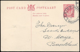 Basutoland 1925 SA KGV 1d Postcard Leribe To Morija - Andere & Zonder Classificatie