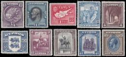 Cyprus 1928 Anniversary Set VF/M  - Cyprus (...-1960)