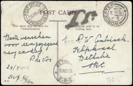 Cape Of Good Hope 1906 Taxed Cover 1d Marking Goldblatt SP26 - Cape Of Good Hope (1853-1904)