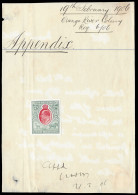 Orange River Colony Revenue 1906 KEVII Colour Appendix New 2/- - Oranje Vrijstaat (1868-1909)