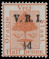 Orange Free State 1900 VRI SG101 Â½d Surcharge Double VF/M - État Libre D'Orange (1868-1909)