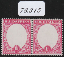 South Africa 1930 1d Type II, Centre Omitted, With Cert, Rare - Unclassified