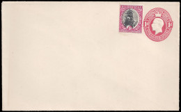 South Africa 1930 1d Ship Shifted Centre On KGV Stationery - Zonder Classificatie