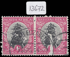 South Africa 1930 1d Partially Printed Due To Intrusion - Unclassified