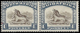 South Africa 1930 1/- Dart On Gnu's Back, Missing Clouds - Unclassified