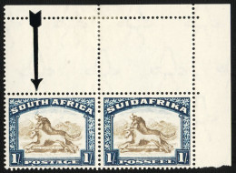 South Africa 1930 1/- Gnus With Twisted Horn UM Positional - Zonder Classificatie