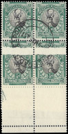 South Africa 1930 ½d Opened Paper Join Arrow Block - Unclassified