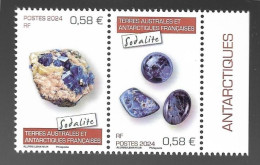 TAAF 2024 - Yv N° 1070 & 1071 ** - Diptyque - Sodalite - Ongebruikt