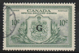 CANADA - Timbres De Service N°29 Obl (1950-52) Timbre Par Exprès - G - - Overprinted
