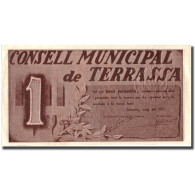 Billet, Espagne, Terrassa, 1 Peseta, N.D, 1937, 1937, TTB - Sonstige & Ohne Zuordnung