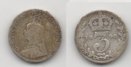 + GRANDE BRETAGNE   + 3 PENCE 1890 + - F. 3 Pence