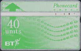 UK - British Telecom L&G  BTD045 - 9th Issue Phonecard Definitive - 40 Units - 271A - BT Edición Definitiva