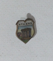 59762 SPILLA PINS Smaltata - Atene Souvenir - 1 Cm - Steden