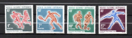 New Caledonia 1963 Old Set Olympic/sports Stamp (Michel 388/91) Nice MNH - Unused Stamps