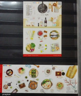 Japan 2020, Delicious Japanese Foods, Two MNH Unusual Sheetlets - Neufs