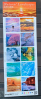 Japan 2021, Natural Landscapes, MNH Sheetlet - Neufs