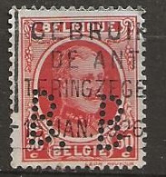 Timbre Belgique Perforé BB 1926 - 1909-34