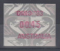 Australien Frama-ATM Emu Grau Sonderausgabe DINO `93 ** - Timbres De Distributeurs [ATM]