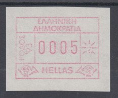 Griechenland: Frama-ATM Sonderausgabe RHODOS `93 W-Papier, Mi.-Nr.13 W ** - Timbres De Distributeurs [ATM]