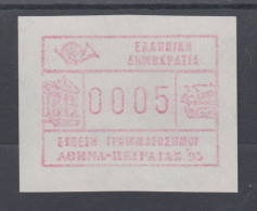Griechenland: Frama-ATM Sonderausgabe ATHEN-PIRÄUS `95,  Mi.-Nr.15.2 ** - Timbres De Distributeurs [ATM]