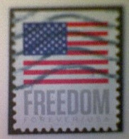 United States, Scott #5790, Used(o) Booklet, 2023, Flag Definitive: Freedom Flag, (63¢) Forever - Oblitérés