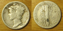 USA - 1 Dime 1934 - 1916-1945: Mercury (kwik)