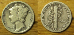 USA - 1 Dime 1935 - 1916-1945: Mercury