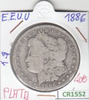 CR1552 MONEDA EEUU 1 DOLAR 1 DOLAR 1886 PLATA BC  - Altri – America