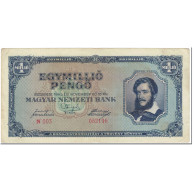 Billet, Hongrie, 1,000,000 Pengö, 1945, 1945-11-16, KM:122, TTB - Hongrie