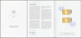 Bund: Minister Card - Ministerkarte Typ VII , Mi-Nr. 3737 ESST: " Immaterielles Kulturerbe: Orgelbau - Orgelmusik " - Covers & Documents