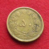 Iran 50 Dinars 1952 / 1331 KM# 1142 Lt 111 *VT RARE  Irão Persia Persien Perse Dinar - Iran