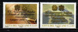 VATICANO - 2005 - CONCORDATO TRA SANTA SEDE E STATO ITALIANO - MNH - Unused Stamps