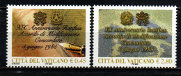 VATICANO - 2005 - CONCORDATO TRA SANTA SEDE E STATO ITALIANO - MNH - Ungebraucht