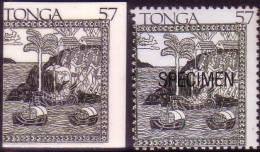 Tonga 1992 Cromalin Proof - Columbus Arriving In America - 4 Exist - Christophe Colomb