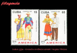 CUBA MINT. 1996-17 EMISIÓN AMÉRICA UPAEP. TRAJES TÍPICOS - Ungebraucht